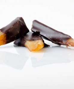 Scorzette all'arancia ricoperte al cioccolato